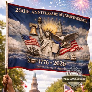 USA 250th Anniversary of Independence 1776-2026 Flag