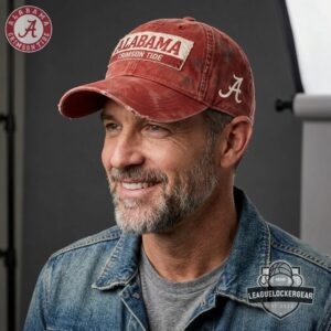Alabama Crimson Tide Distressed Vintage Baseball Cap