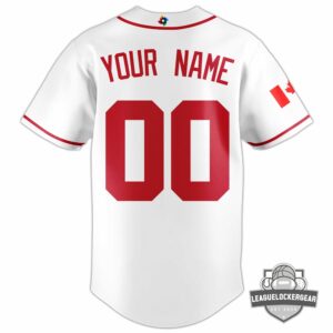 Canada World Baseball Classic 2026 Baseball Jersey