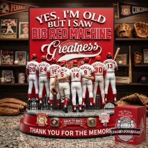 Cincinnati Reds Big Red Machine World Series Champions Acrylic Plaque