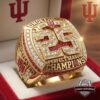 Indiana Hoosiers 2025 Undefeated 16-0 Perfect Season Champions Ring