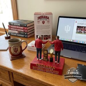Indiana Hoosiers Bob Knight and Curt Cignetti Undefeated National Champions Acrylic Plaque