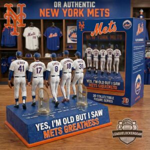 New York Mets Yes I'm Old But I Saw Mets Greatness Acrylic Plaque