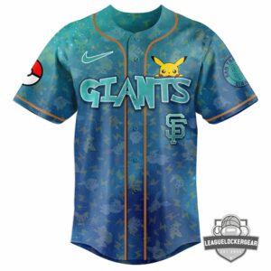 San Francisco Giants Pokémon 30th Anniversary Baseball Jersey