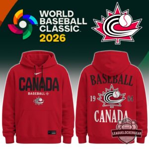 Team Canada Baseball World Baseball Classic 2026 Hoodie