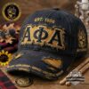 Alpha Phi Alpha Est 1906 Brotherhood Distressed Hat