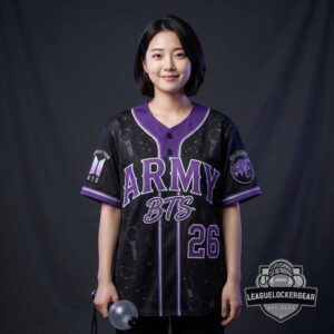 BTS ARMY Bangtan Boys World Tour Baseball Jersey