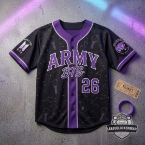 BTS ARMY Bangtan Boys World Tour Baseball Jersey
