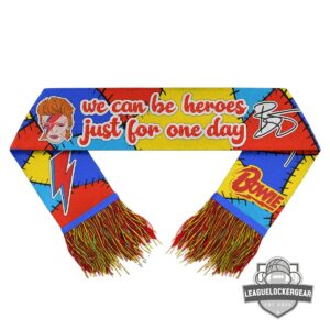 David Bowie We Can Be Heroes Just For One Day Scarf