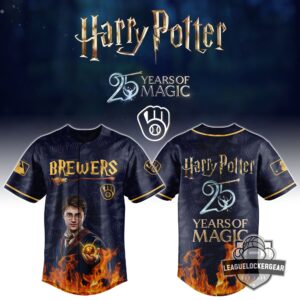 MLB x Harry Potter 25 Years of Magic Baseball Jersey
