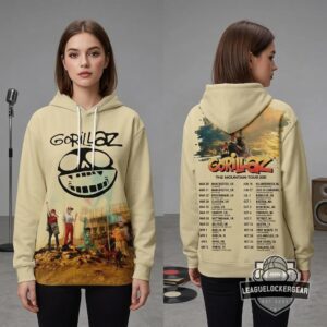 Gorillaz The Mountain Tour 2026 Hoodie