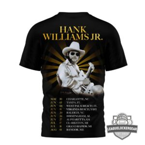 Hank Williams Jr. Live In Concert 2026 Tour T-Shirt