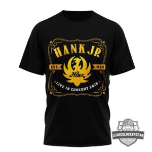 Hank Williams Jr. Live In Concert 2026 Tour T-Shirt