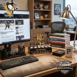 Pittsburgh Penguins 60 Seasons Thank You For The Memories Acrylic Plaque