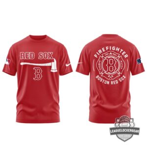 Boston Red Sox Firefighter Appreciation Day T-Shirt