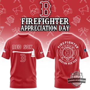 Boston Red Sox Firefighter Appreciation Day T-Shirt