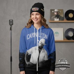 Carín León Tour 2026 De Sonora Para el Mundo Zip Hoodie