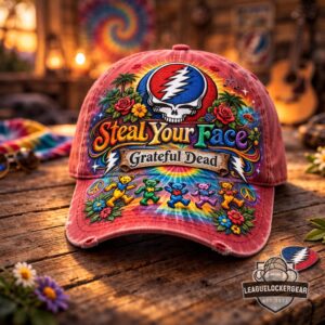 Grateful Dead Steal Your Face Dancing Bears Cap Hat