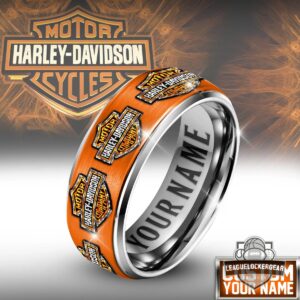 Harley-Davidson Silver Tungsten Ring