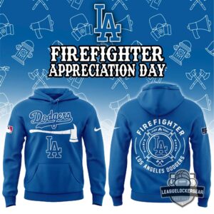 Los Angeles Dodgers Firefighter Appreciation Day Hoodie