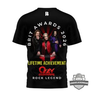 Ozzy Osbourne Brit Awards 2026 Lifetime Achievement T-Shirt