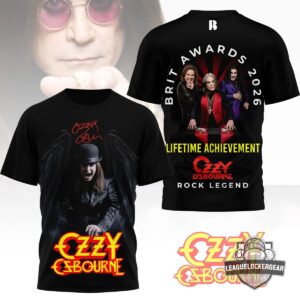 Ozzy Osbourne Brit Awards 2026 Lifetime Achievement T-Shirt