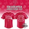 Philadelphia Phillies Firefighter Appreciation Day Baseball Jersey