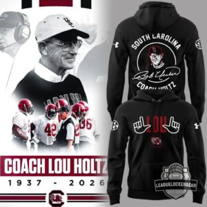South Carolina Gamecocks Coach Lou Holtz 1937-2026 Hoodie