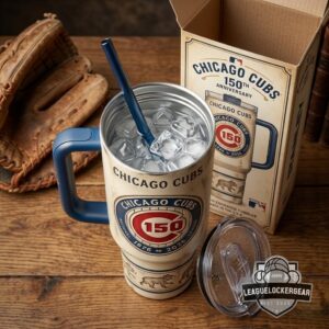 Chicago Cubs 150th Anniversary 1876-2026 Stanley Tumbler