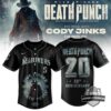 Five Finger Death Punch 20th Anniversary World Tour 2026 Mariners Baseball Jersey