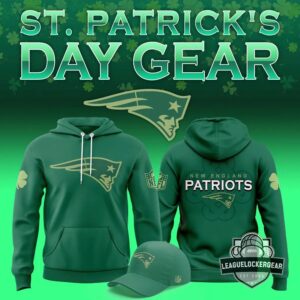 New England Patriots St. Patrick's Day Hoodie And Hat