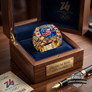 USA Hockey 2026 Milano Cortina Olympic Gold Champions Ring