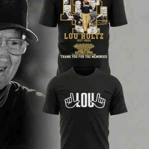 20260308 lou holtz thank you for the memories t shirt 2