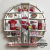 Arizona Cardinals 3D Visual Effect Acrylic Wall Clock