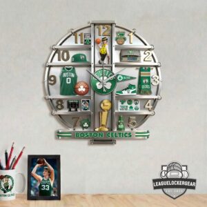 Boston Celtics 3D Visual Effect Acrylic Wall Clock