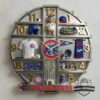 Chicago Cubs Decorative 3D Visual Effect Acrylic Wall Clock