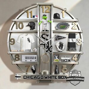 Chicago White Sox 3D Visual Effect Acrylic Wall Clock