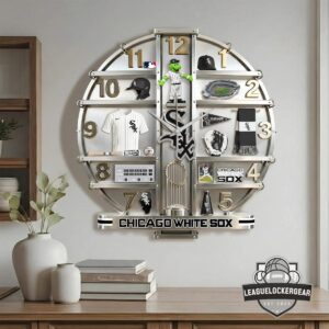 Chicago White Sox 3D Visual Effect Acrylic Wall Clock
