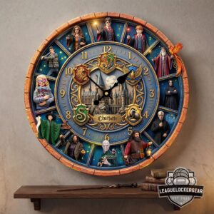 Personalized Harry Potter Characters Wall Clock