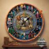 Personalized Harry Potter Characters Wall Clock