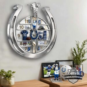 Indianapolis Colts Decorative 3D Visual Effect Acrylic Wall Clock
