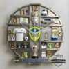 Leeds United 3D Visual Effect Acrylic Wall Clock