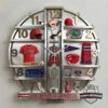 Los Angeles Angels 3D Visual Effect Acrylic Wall Clock