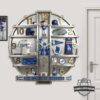 Los Angeles Dodgers 3D Visual Effect Acrylic Wall Clock