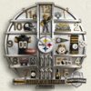Pittsburgh Steelers Six-Time Super Bowl Champions Collectible Wall Clock