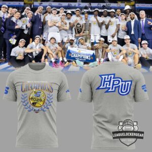 High Point Panthers 2026 Big South Men's Basketball Tournament Champions T-Shirt