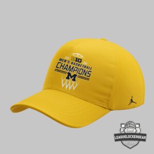 Michigan Wolverines 2026 Big Ten Men's Basketball Champions T-Shirt
