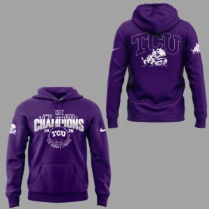 TCU Horned Frogs Women's Basketball 2026 Big 12 Conference Champions Hoodie