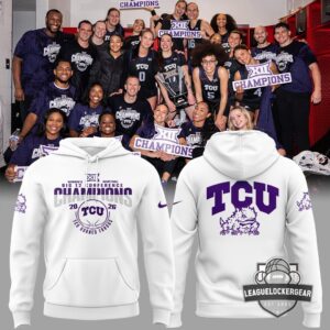 TCU Horned Frogs Women's Basketball Big 12 Conference Champions 2026 Hoodie