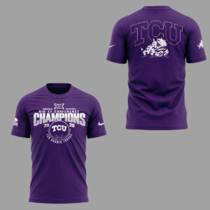 TCU Horned Frogs Women's Basketball Big 12 Conference Champions 2026 T-Shirt